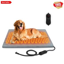 Large Temperature-Adjustable Pet Heating Pad - Comfort for Dogs Cats Outside