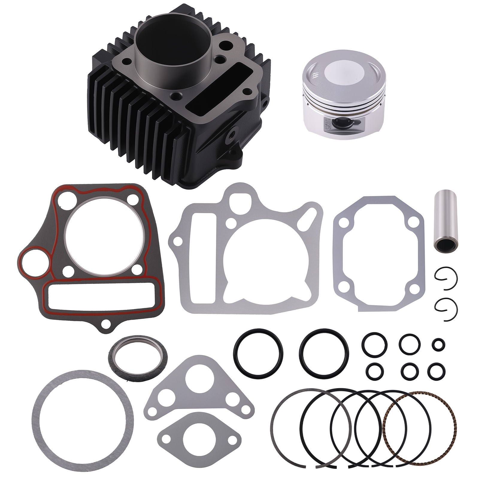 Complete Top End Kit 54mm for Lifan 125cc 1P54FMI Motorcycle Engine Parts
