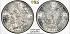 1885 MORGAN SILVER DOLLAR PCGS MS65 GOLD SHIELD LABEL