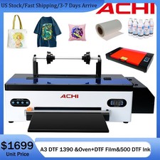 ACHI DTF A3 Printer Direct to Trasnfer Film T-shirt Printer Epson 1390 Printhead