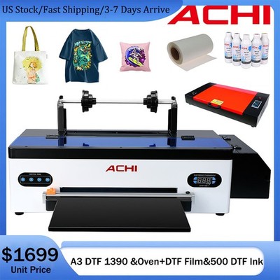 ACHI DTF A3 Printer Direct to Trasnfer Film T-shirt Printer Epson 1390 Printhead