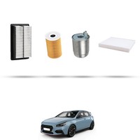 Hoffcar Set Service - 4 Filter Kompatibel Mit Hyundai I30 ( Pd, Pde ) 1.6 Crdi