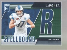 2024 Panini Donruss Elite - Spellbound Sam LaPorta #9 Green - Detroit Lions