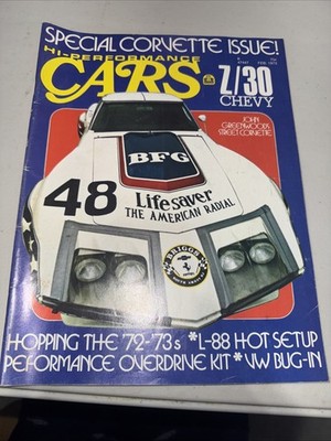 Hi-Performance Cars Magazine Feb 1973 Z/30 Chevy Corvette Issue Magnum