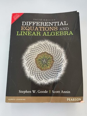 Differential Equations and  Linear Algebra Goode 3rd INTL ED 9789332571631