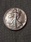 1939 S Walking Liberty Half Dollar In F To VF Condition In My Opinion. #446