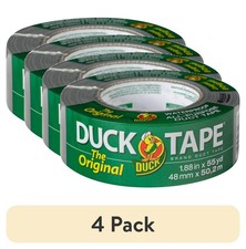  4 pack The Original Duck Tape Brand Duct Tape, 1.88 in. x 55 yd., Silver