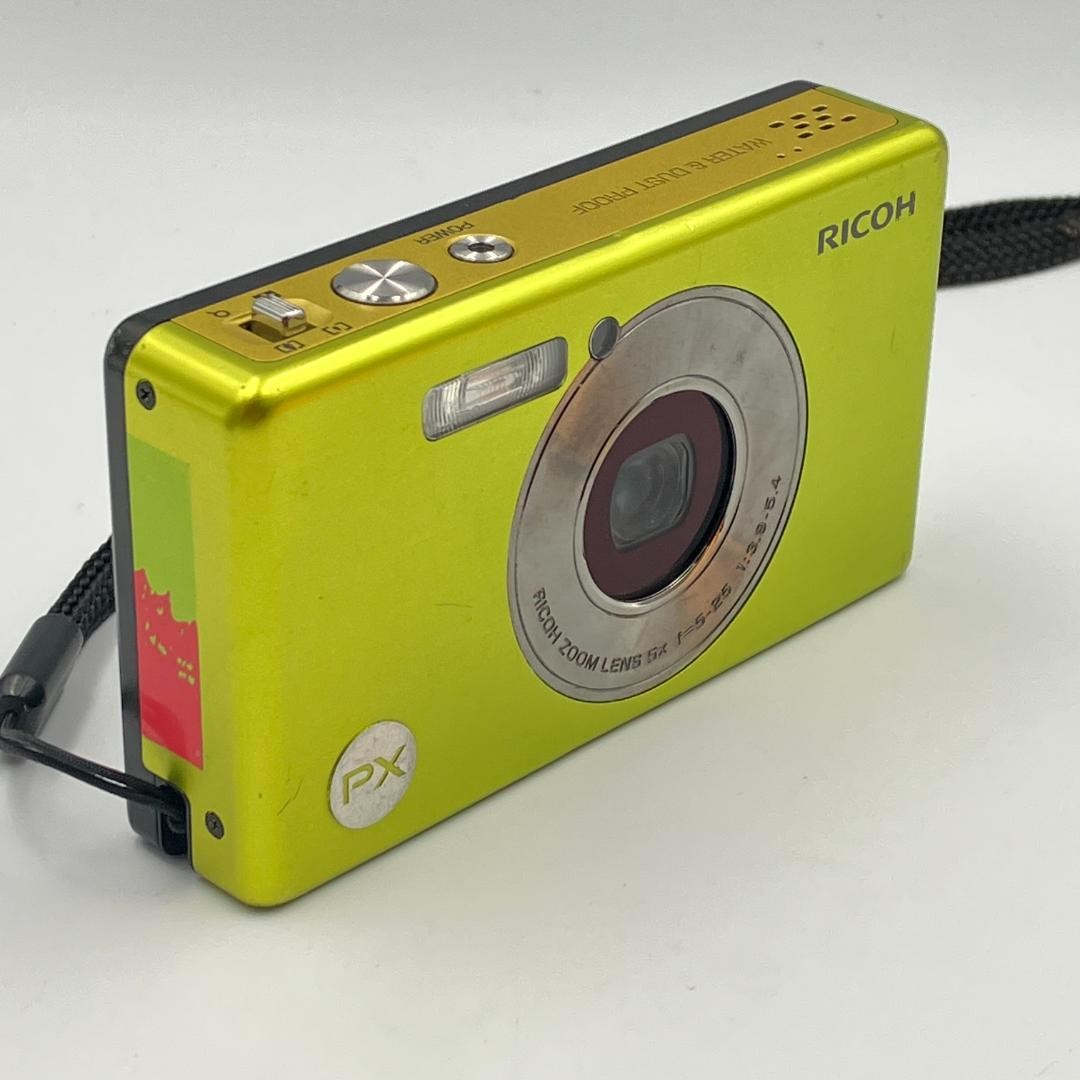 RICOH PX Waterproof Digital Camera Green Tested Basic Functions