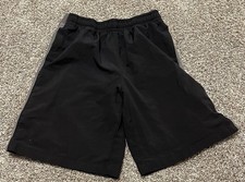 Size YL - Under Armor Black And Grey Shorts Preowned