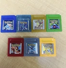 For Nintendo GBA GBC Game Card All 7 Colours GAMEBOY COLOR Pokemon Game Series