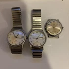 Vintage Timex Men’s Watch Lot Hand Wind 3 Watches Manual Retro As Is