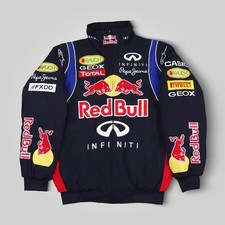 Red Bull F1 Racing Jacket Bomber Embroidered and Quilted Inside