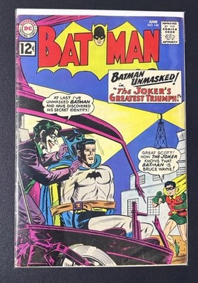   BATMAN #148   CLASSIC JOKER COVER!   1962 VG+