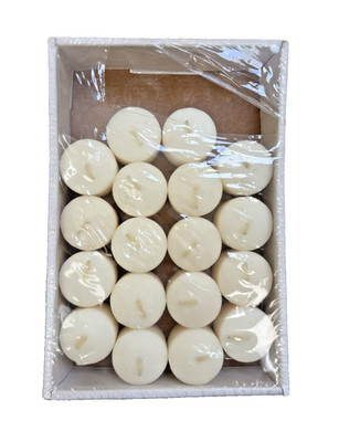 Off White Unscented Votive Tea Light Candles Neutral Decor Preowned Unused