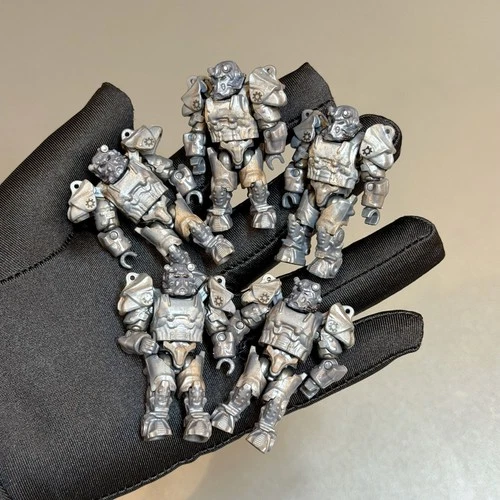 Rare 5X MEGA Fallout T-60 Power Armor Collection Mini bloks Action Figure Toy #B