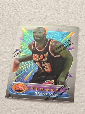 Topps Finest Refractor Grant Hill /289 1996-97 Topps Finest Bronze