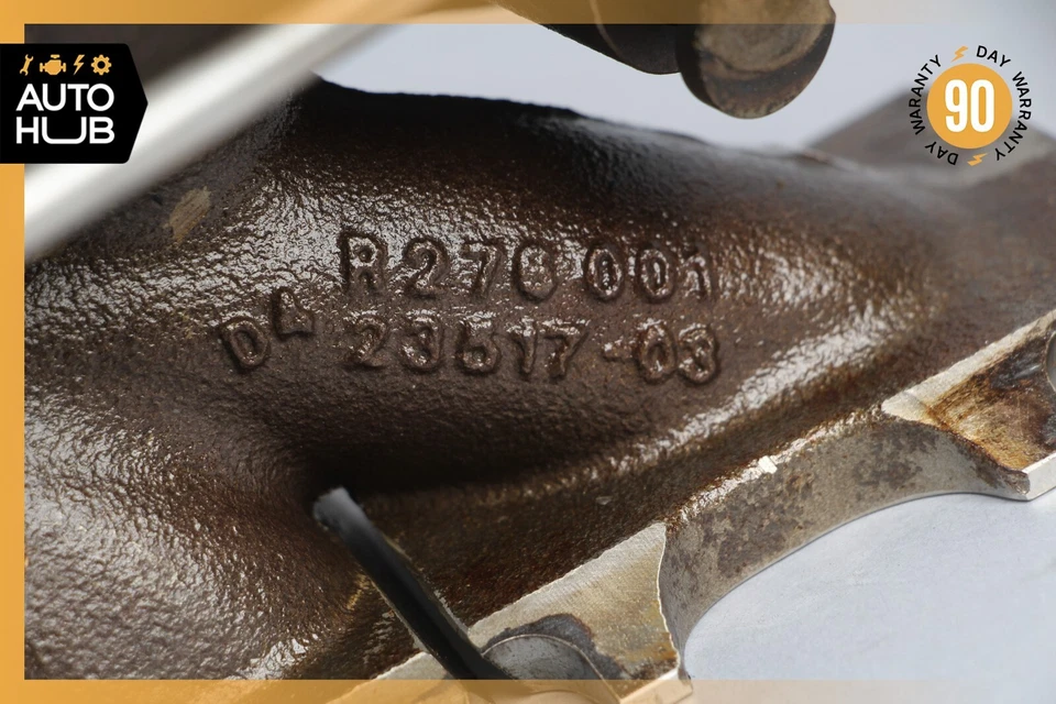 Turbocompresor derecho Mercedes W218 CLS400 E400 M276 turbo cargador colector OEM 79k Foto 3 de 4