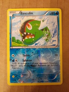 Pokémon Basculin 25/98 Emerging Powers Reverse Holo See Pictures