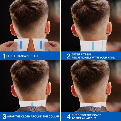 NICEMOVIC 5 Rolls Disposable Barber Paper Neck Strips Barber Accessories Prof... - Picture 2 of 7