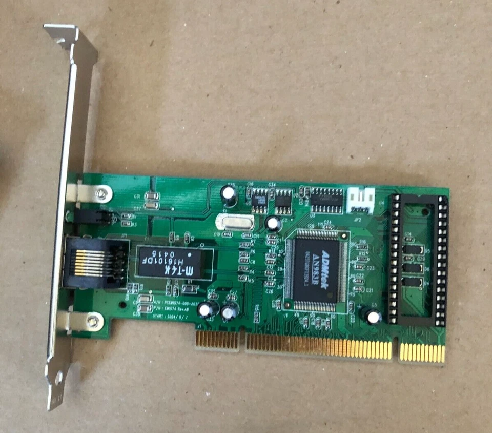 Motorola LPCI810 Ethernet PCI Tarjeta Controladora de Red 10/100 ADMtek AN983B NUEVO Foto 4 de 4