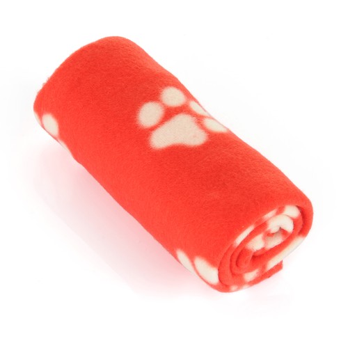 Lots Paw Print Soft Handcrafted Warm Pet Puppy Dog Cat Fleece Blanket Mat Cover - Picture 29 of 49