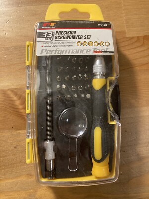 Performance Tool 33 Piece Precision Screwdriver Set