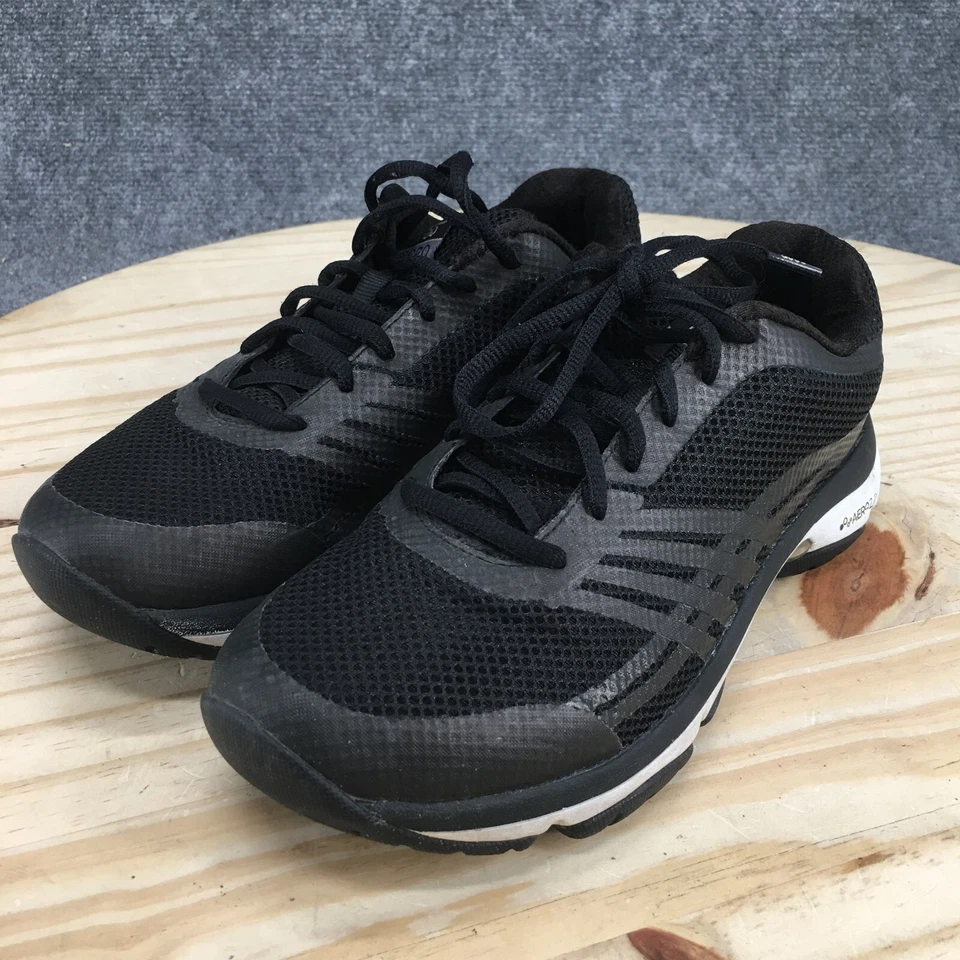 Abeo туфли женщин 7,5 M Aero 2.0 бриллиант кроссовки черный шнурует вверх низкий верхний комфорт - Изображение 3 из 4