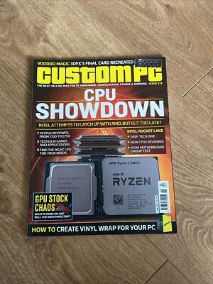 Custom PC Magazine Issue 213  CPU Showdown June 2021  Pc Gaming  Hobby Tech