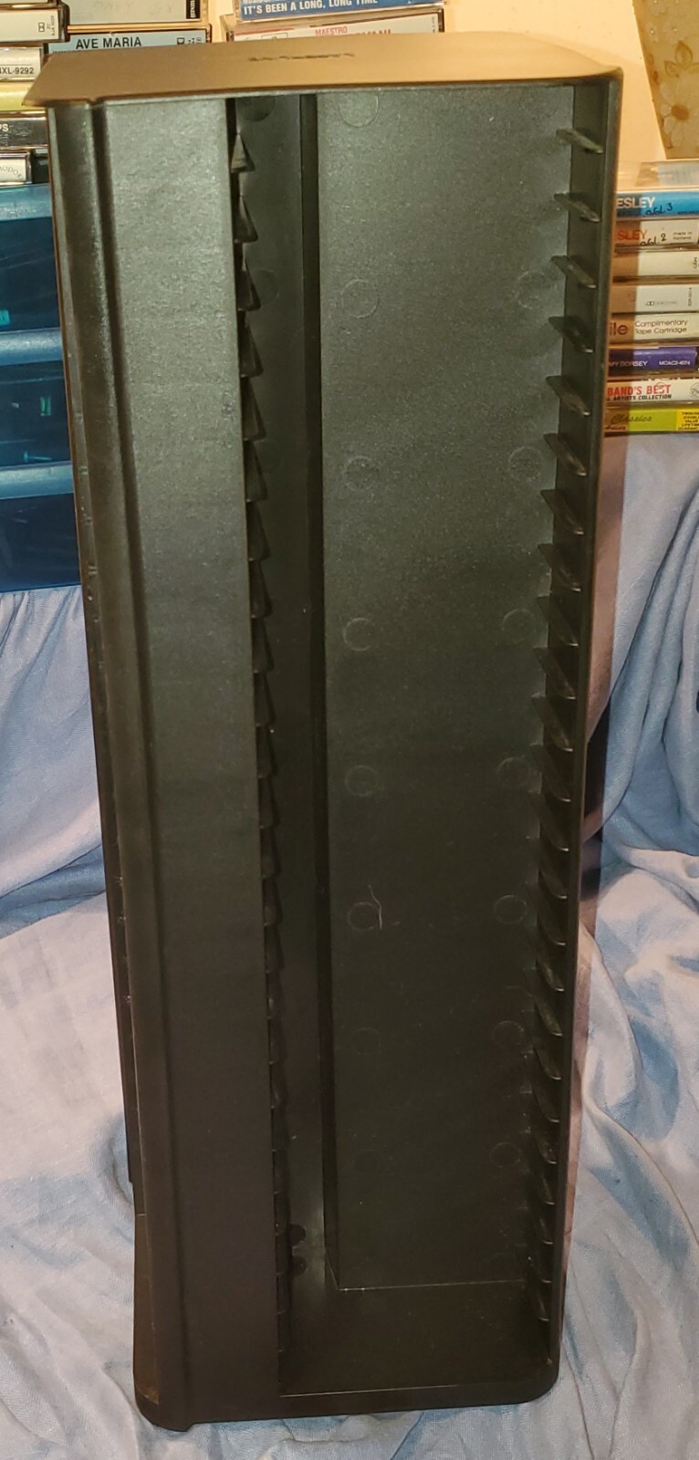 Laserline Audio Cassette Tape Tower Carousel Holder Storage Rack Good Condition! eBay