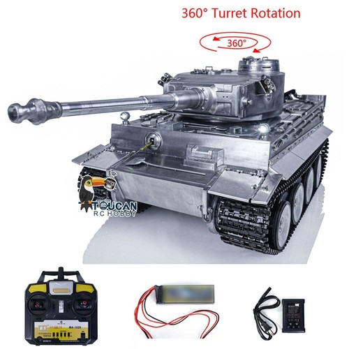 Mato 1/16 Full Metal Tiger I RTR RC Metal Color 1220 Battle Tank Track Wheels - Picture 3 of 12