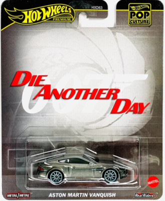 Hot Wheels Premium 2025 ASTON MARTIN VANQUISH DIE ANOTHER DAY JAMES BOND 007