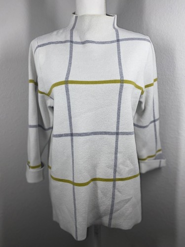 tahari plaid sweater
