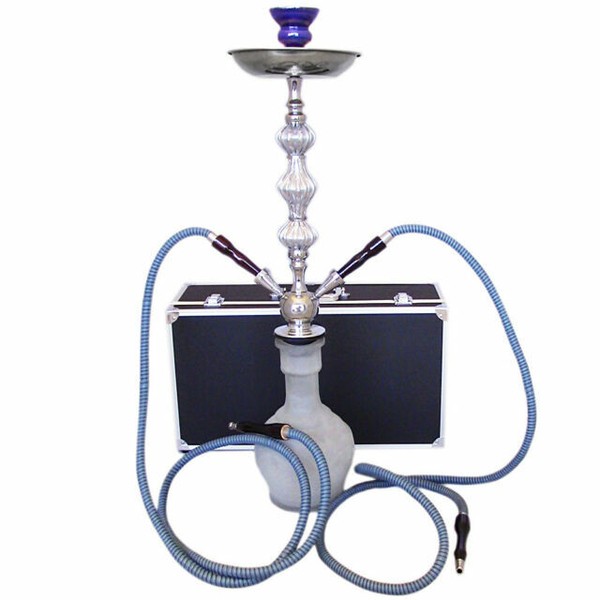 28'' Purple Haze Hookah 1 Hoses Shisha Hooka With a Premium Carry