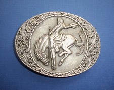 Bronco Rider Cowboy/Rodeo Belt Buckle-Vintage