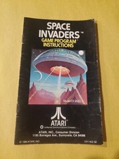 Space Invaders MANUAL ONLY Atari 2600, 1980