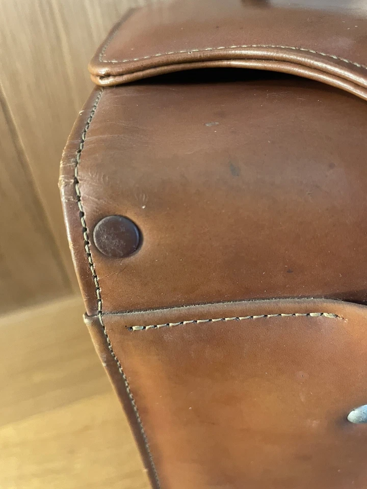 *Exc+5* Nikon FB-15 Genuine Camera Bag Leather Gazette Case Bag Brown From Japan - Image 3 of 4