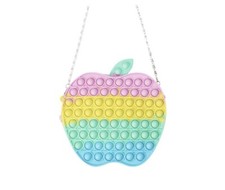 Big Beautiful Multicolor Pop It Shoulder Bag Fidget Toy for Girls