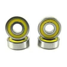 TRB RC 5x13x4mm Precision Ball Bearings ABEC 3 Rubber Sealed YEL (4)
