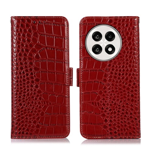 Crocodile Genuine Leather Flip Wallet Card Slots Case Cover for OnePlus 11 12 13 - Picture 28 of 28