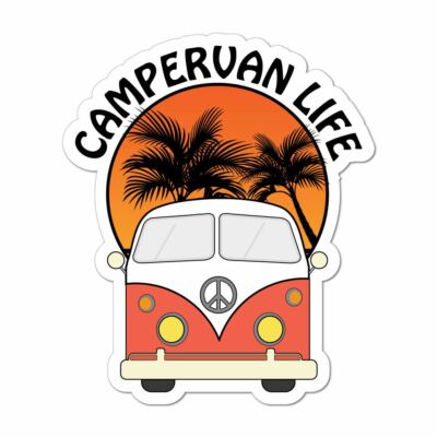 T5 Vanlife - Aufkleber Für Den Camper Bully / VW Bus » Wahle Deine T