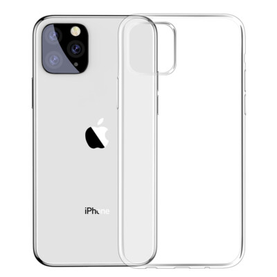 For iPhone 11 Pro Max Genuine BASEUS Simple Soft Clear Slim