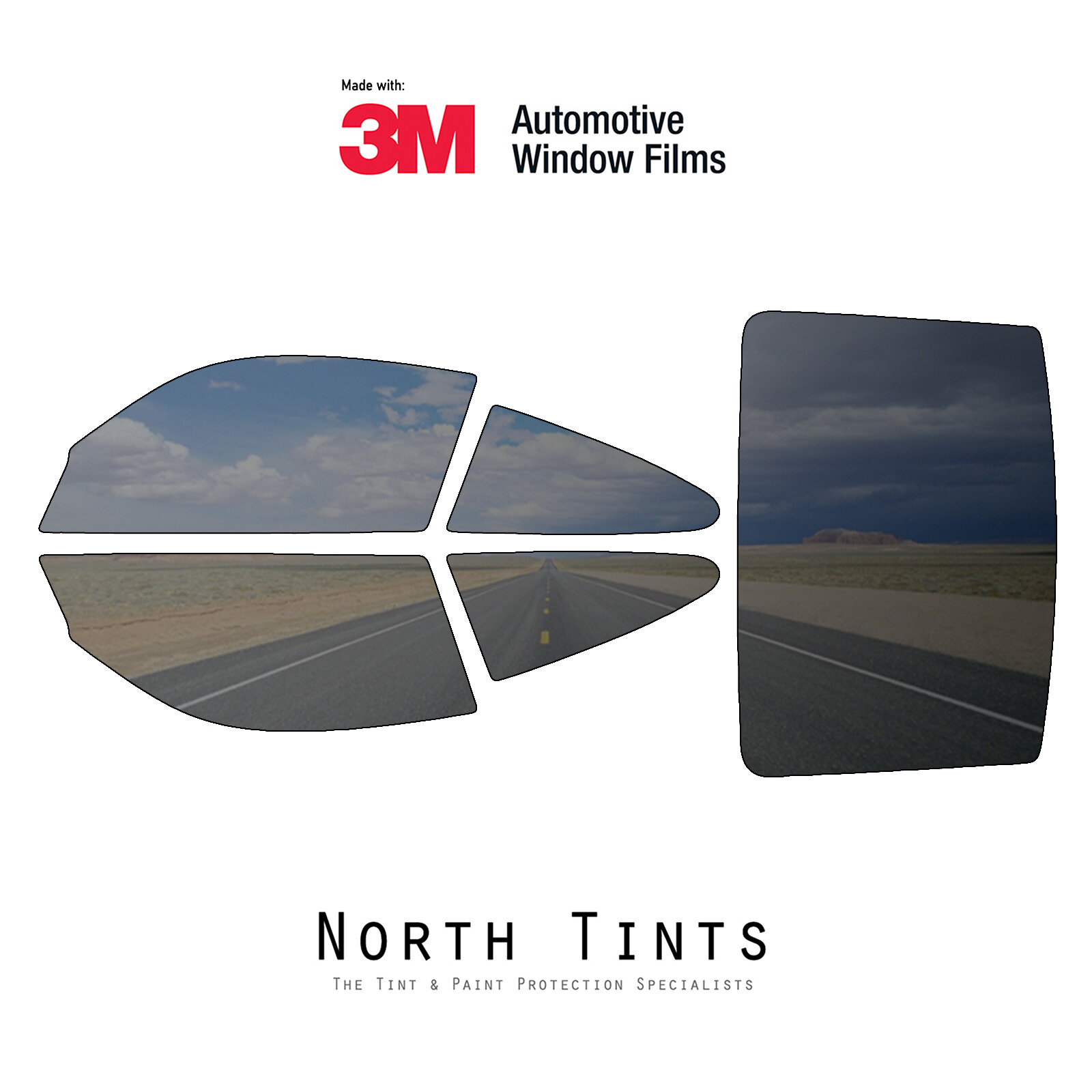 3M COLOR STABLE PreCut Window Tint Glass Film for Porsche Carrera GT 2005 Coupe