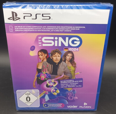 Lets Sing 2024 Sony Playstation 5 Neu und sealed mit deutschen Hits