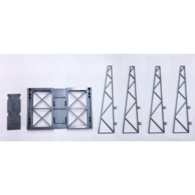 Miller Engineering ~ Roadside Billboard Sign Support Only ~ Plastic Kit ~ 2705