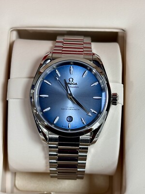 Omega Seamaster AQUA TERRA 150M CO AXIAL MASTER CHRONOMETER 38 MM Summer Blue !