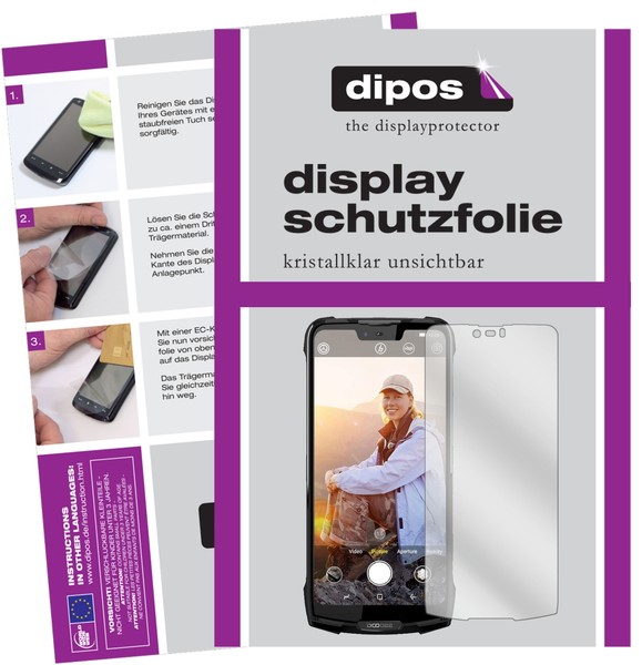 6X Schutzfolie FüR Doogee S90 Klar Displayschutzfolie Folie Display Schutz Dipos-image