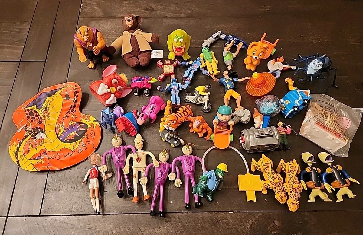 Lot Of 40 Kid Meal Toys McDonalds Burger King Wendys Vintage