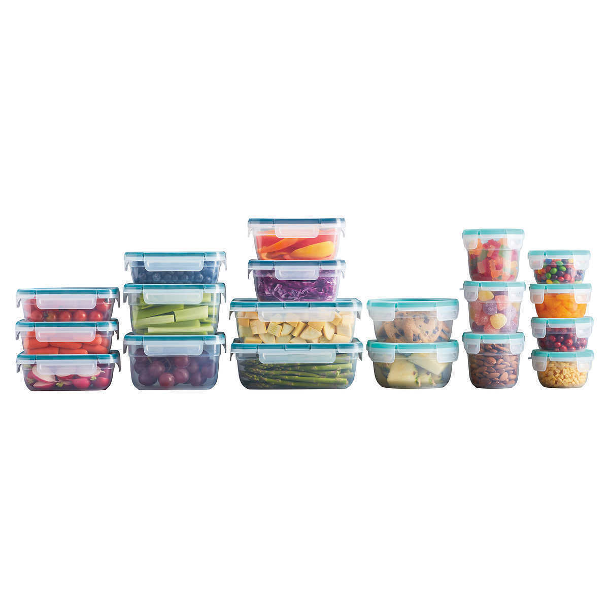 Snapware, 38-piece Plastic Food Storage Set, Airtight Leakproof
