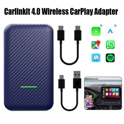 Carlinkit 4 Wireless Carplay Android Auto Box Adapter Multimedia Video Player US