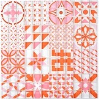 Retro Vintage Mosaik Fliese Rot Glasmosaik KüChe 88-Retro-37 | 10 Mosaikplatten